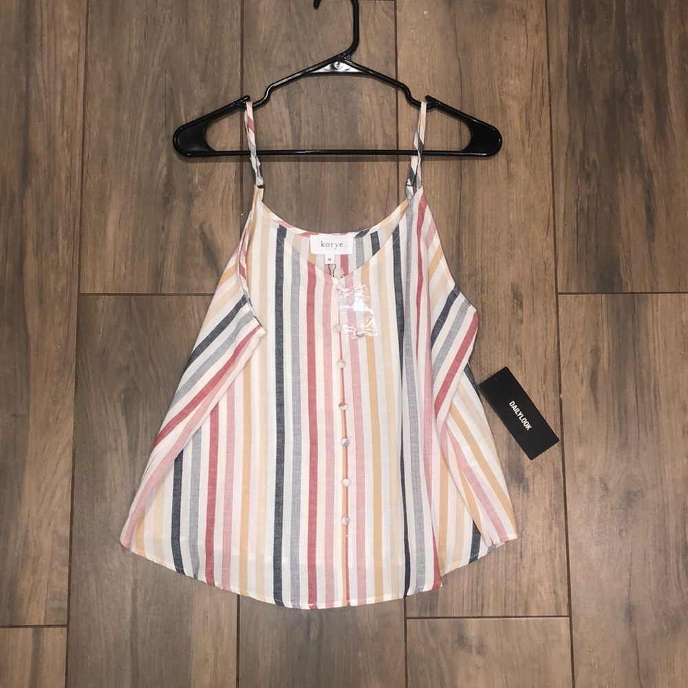 Korye striped tank top